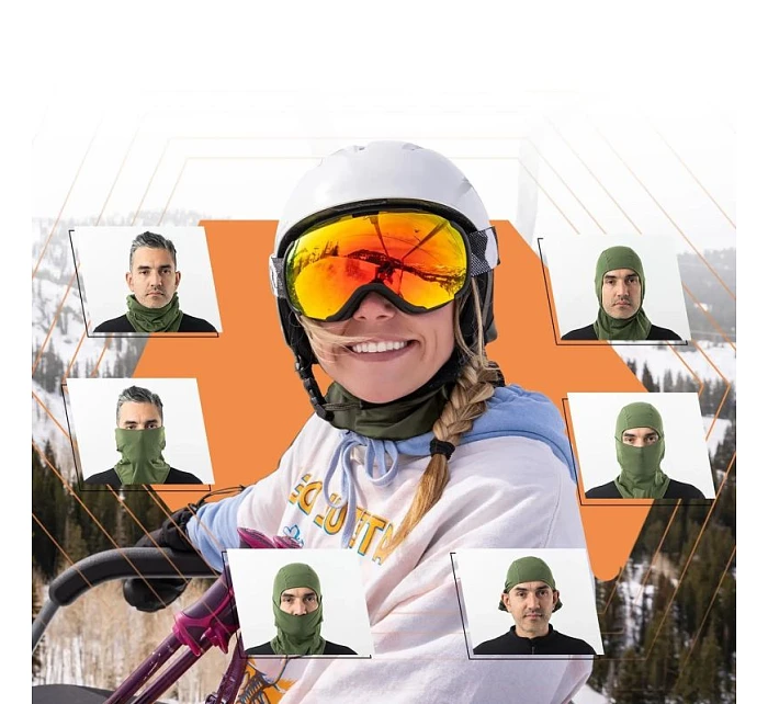 Qunature lyžiarska bunda 13230023015 bike motorbike balaclava veľkosť L - zelená Qunature lyžiarska bunda 13230023015 bike motorbike balaclava veľkosť L - zelená