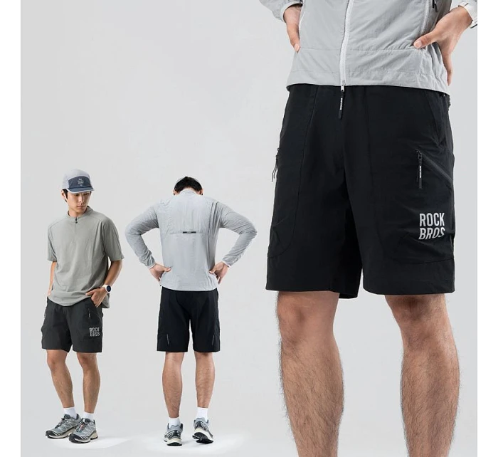 Rockbros šortky YDDK015 s opaskom veľkosť XL - čierne Rockbros šortky YDDK015 s opaskom veľkosť XL - čierne
