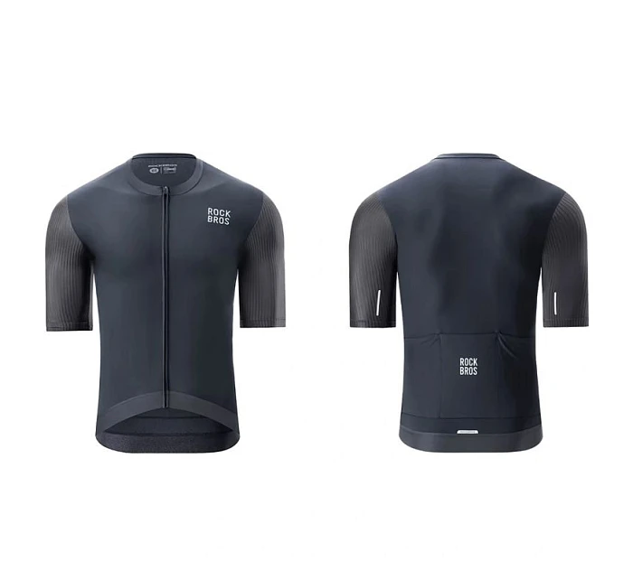 Cyklistický dres model 22114071 krátký rukáv velikost L černý - Rockbros Cyklistický dres model 22114071 krátký rukáv velikost L černý - Rockbros
