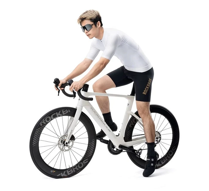 Cyklistický dres model 22114087 krátký rukáv velikost XL bílý - Rockbros Cyklistický dres model 22114087 krátký rukáv velikost XL bílý - Rockbros