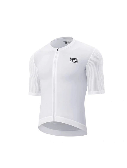 Cyklistický dres Rockbros 15200025 krátký rukáv velikost XL - bílý Cyklistický dres Rockbros 15200025 krátký rukáv velikost XL - bílý