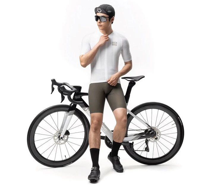 model 22114113 Cyklistický dres Diamond s krátkým rukávem velikost XL bílý - Rockbros model 22114113 Cyklistický dres Diamond s krátkým rukávem velikost XL bílý - Rockbros