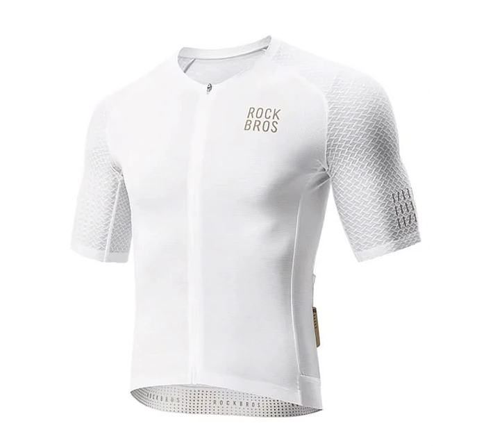 model 22114113 Cyklistický dres Diamond s krátkým rukávem velikost XL bílý - Rockbros model 22114113 Cyklistický dres Diamond s krátkým rukávem velikost XL bílý - Rockbros