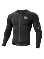 model 22114123 Cyklistický dres s dlouhým rukávem Diamond velikost S černý - Rockbros