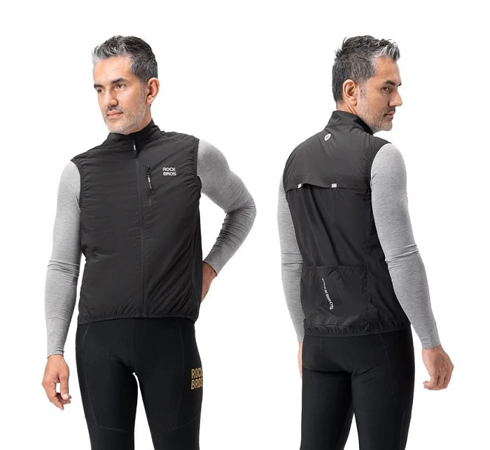 Termo vesta Rockbros MJ012 veľkosť XL - čierna Termo vesta Rockbros MJ012 veľkosť XL - čierna
