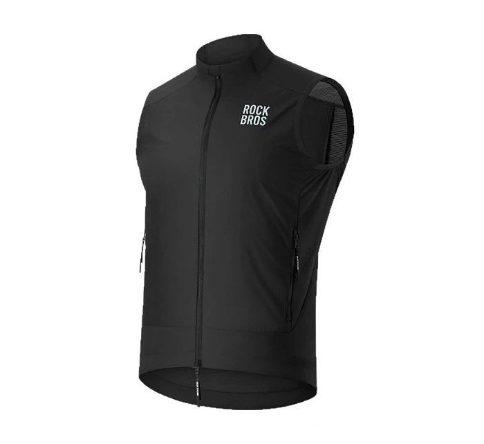 Rockbros vetruodolná vesta YDMJ003 jar/jeseň veľkosť S - čierna Rockbros vetruodolná vesta YDMJ003 jar/jeseň veľkosť S - čierna