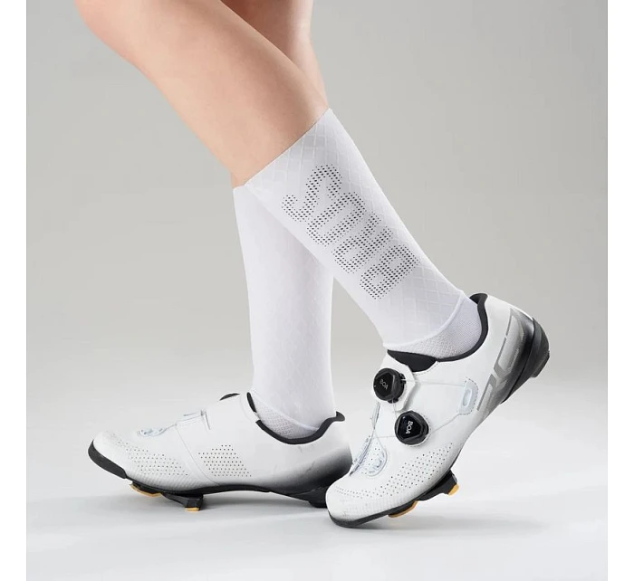 Cyklistické ponožky velikost model 22114223 bílé - Rockbros Cyklistické ponožky velikost model 22114223 bílé - Rockbros