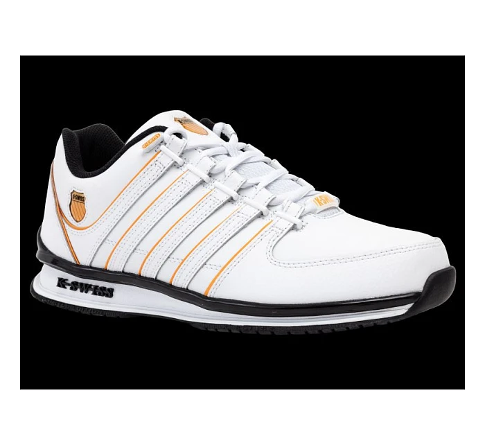 Tenisky K-swiss RINZLER WHITE/ORANGE POPPY/BLACK-M (01235-185-M) Tenisky K-swiss RINZLER WHITE/ORANGE POPPY/BLACK-M (01235-185-M)