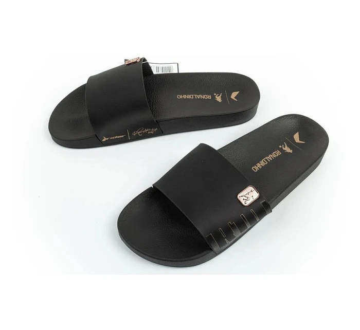 Pánske športové žabky R10 Slide pohodlné čierne papuče Rider Pánske športové žabky R10 Slide pohodlné čierne papuče Rider