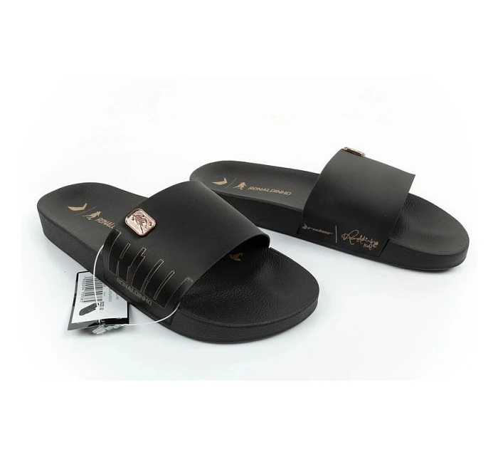 Pánske športové žabky R10 Slide pohodlné čierne papuče Rider Pánske športové žabky R10 Slide pohodlné čierne papuče Rider