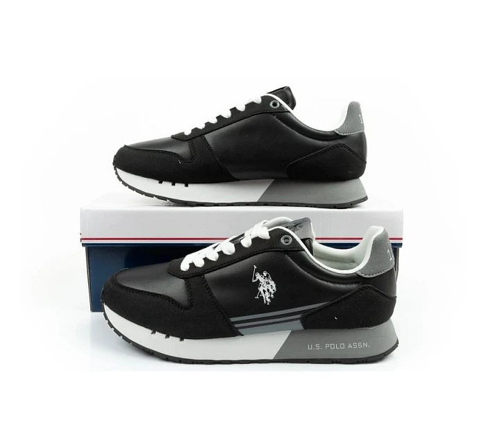 U.S. Polo Assn športové tenisky pánske módne pohodlné čierne U.S. Polo Assn športové tenisky pánske módne pohodlné čierne
