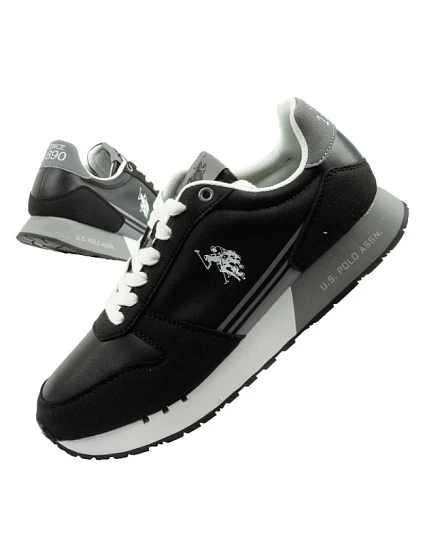 U.S. Polo Assn športové tenisky pánske módne pohodlné čierne U.S. Polo Assn športové tenisky pánske módne pohodlné čierne