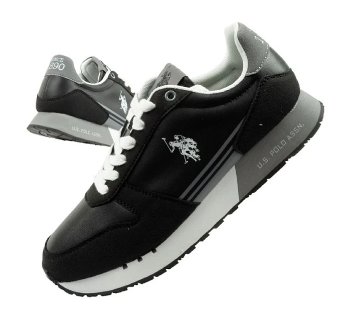 U.S. Polo Assn športové tenisky pánske módne pohodlné čierne U.S. Polo Assn športové tenisky pánske módne pohodlné čierne
