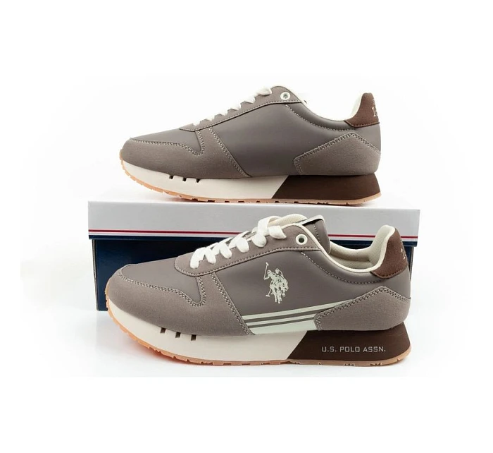 U.S. Polo Assn športové tenisky pánske módne pohodlné hnedé U.S. Polo Assn športové tenisky pánske módne pohodlné hnedé