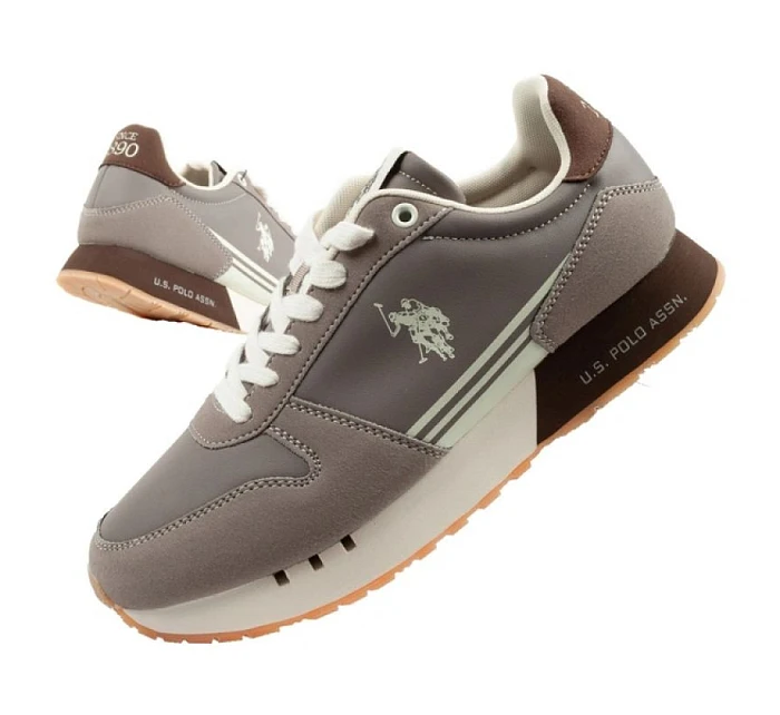 U.S. Polo Assn športové tenisky pánske módne pohodlné hnedé U.S. Polo Assn športové tenisky pánske módne pohodlné hnedé