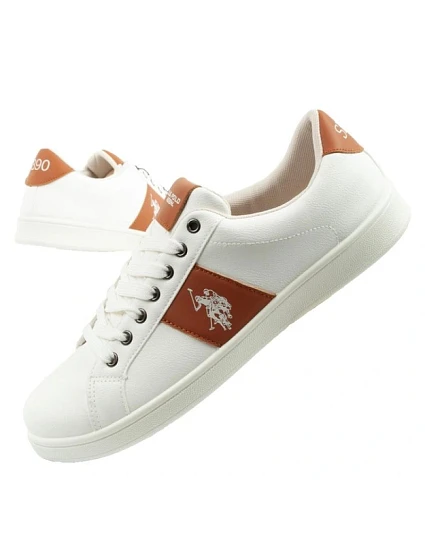 U.S. Polo Assn. boty tenisky pánské tenisky módní bílé pohodlné U.S. Polo Assn. boty tenisky pánské tenisky módní bílé pohodlné