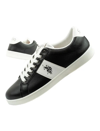 U.S. Polo Assn. boty trenéři pánské módní černé pohodlné U.S. Polo Assn. boty trenéři pánské módní černé pohodlné