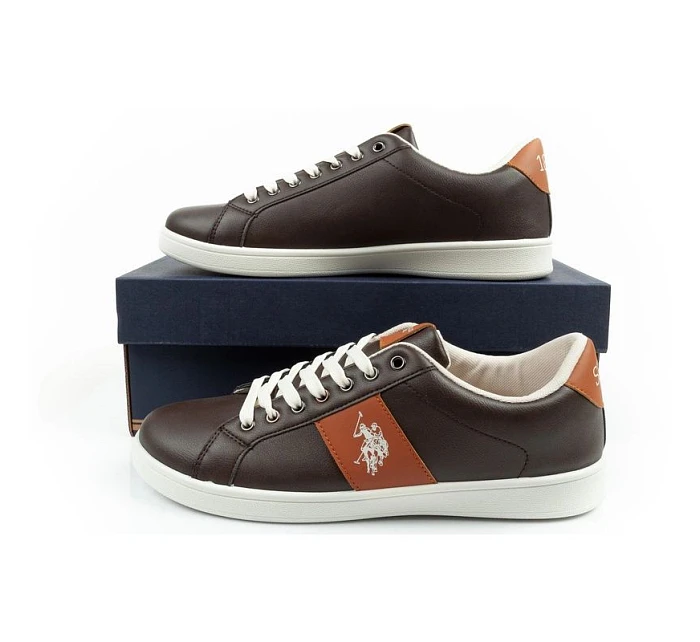 U.S. Polo Assn. boty tenisky pánské módní hnědé pohodlné U.S. Polo Assn. boty tenisky pánské módní hnědé pohodlné