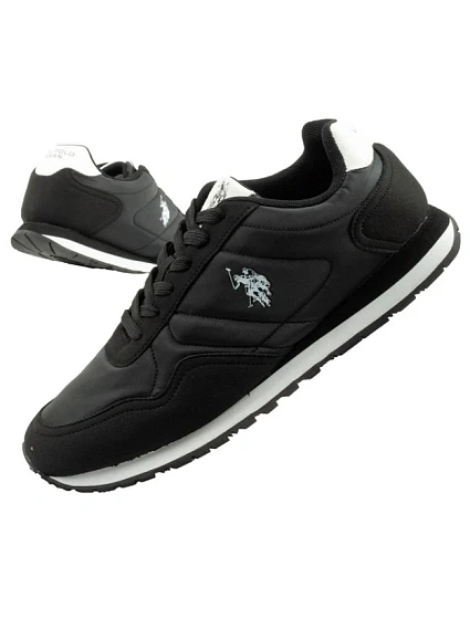 U.S. Polo Assn sportovní boty tenisky pánské módní pohodlné černé U.S. Polo Assn sportovní boty tenisky pánské módní pohodlné černé