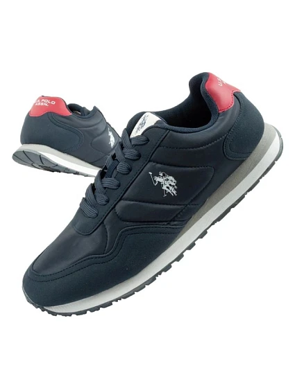 U.S. Polo Assn sportovní boty tenisky pánské módní pohodlné tmavě modré U.S. Polo Assn sportovní boty tenisky pánské módní pohodlné tmavě modré