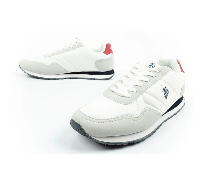 U.S. Polo Assn sportovní boty tenisky pánské módní pohodlné bílé U.S. Polo Assn sportovní boty tenisky pánské módní pohodlné bílé