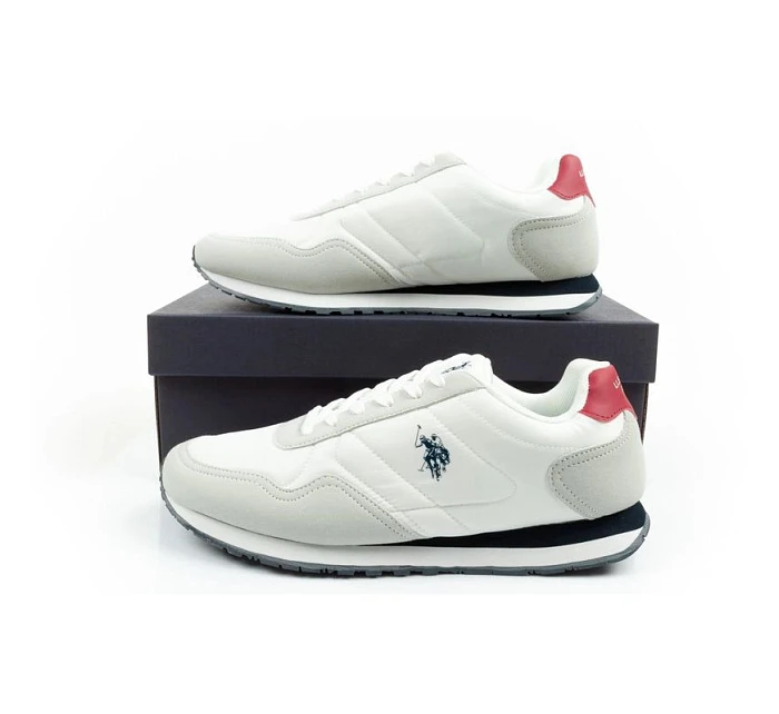 U.S. Polo Assn sportovní boty tenisky pánské módní pohodlné bílé U.S. Polo Assn sportovní boty tenisky pánské módní pohodlné bílé