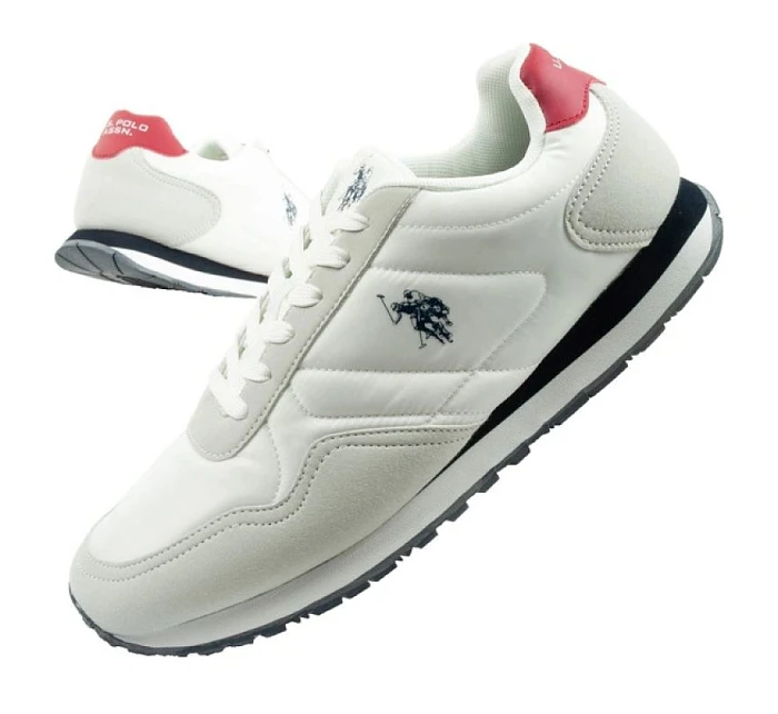 U.S. Polo Assn sportovní boty tenisky pánské módní pohodlné bílé U.S. Polo Assn sportovní boty tenisky pánské módní pohodlné bílé