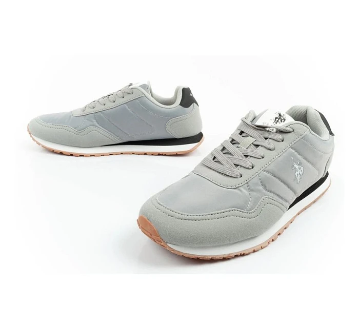 U.S. Polo Assn sportovní boty tenisky pánské módní pohodlné šedé U.S. Polo Assn sportovní boty tenisky pánské módní pohodlné šedé