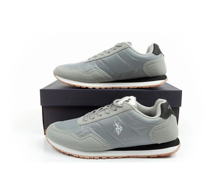 U.S. Polo Assn sportovní boty tenisky pánské módní pohodlné šedé U.S. Polo Assn sportovní boty tenisky pánské módní pohodlné šedé