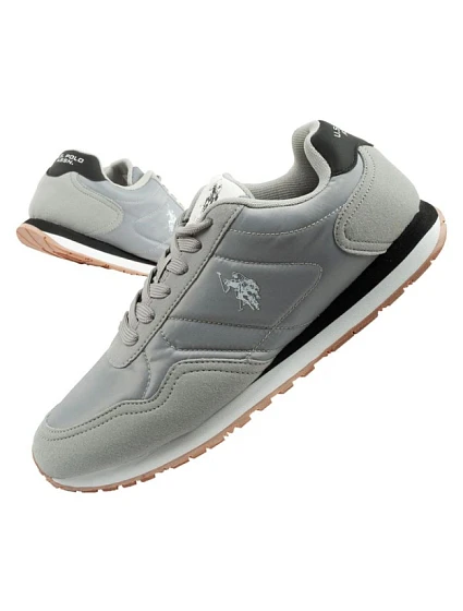 U.S. Polo Assn sportovní boty tenisky pánské módní pohodlné šedé U.S. Polo Assn sportovní boty tenisky pánské módní pohodlné šedé