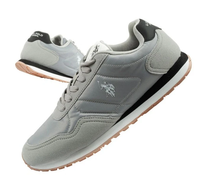 U.S. Polo Assn sportovní boty tenisky pánské módní pohodlné šedé U.S. Polo Assn sportovní boty tenisky pánské módní pohodlné šedé