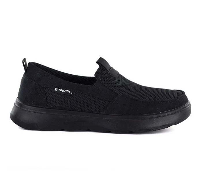 Pánské černé nazouvací boty Vanhorn WN32302 Pánské černé nazouvací boty Vanhorn WN32302