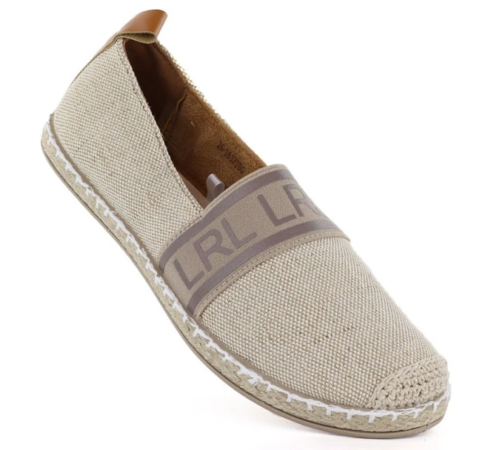 Dámske espadrille topánky beige Potocki PY16373 Dámske espadrille topánky beige Potocki PY16373