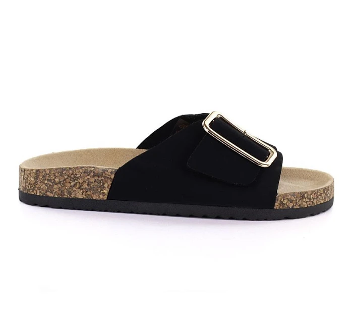 Dámske plážové žabky čierne Potocki GN17309 Dámske plážové žabky čierne Potocki GN17309