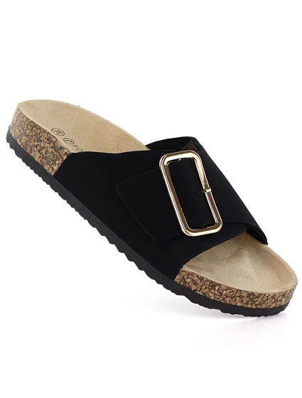 Dámske plážové žabky čierne Potocki GN17309 Dámske plážové žabky čierne Potocki GN17309