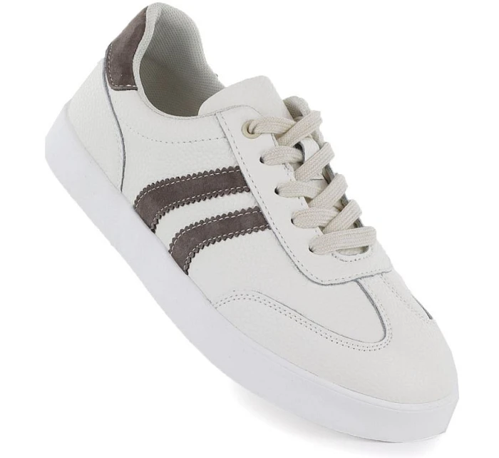 Dámske krémové kožené poltopánky Vinceza 41505 Dámske krémové kožené poltopánky Vinceza 41505