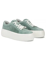 Dámské kožené polobotky ažurové zelené Filippo DP7520/26