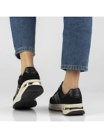 Dámské kožené polobotky černé model 22116789 dámské - FILIPPO