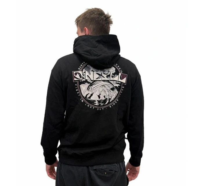 O'neill Aguazul sportovní klokaní mikina s kapucí pánská černá fashion pánské O'neill Aguazul sportovní klokaní mikina s kapucí pánská černá fashion pánské