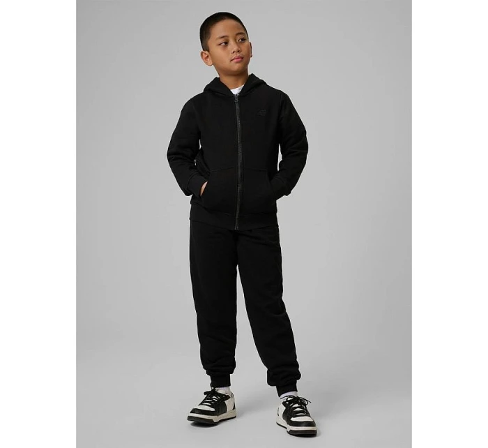 Chlapecká mikina s kapucí model 22117382 - 4F Chlapecká mikina s kapucí model 22117382 - 4F