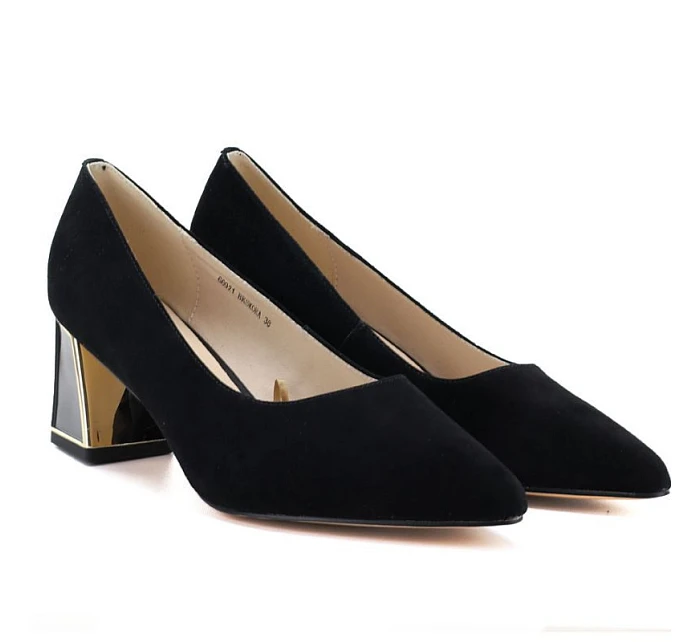 Kožené polobotky Kožené polobotky