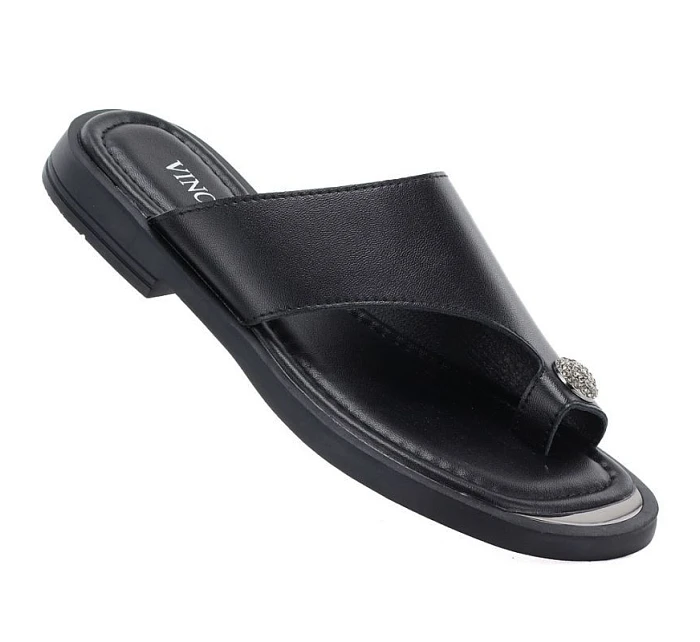 Dámské žabky elegantní černé Vinceza 62307 Dámské žabky elegantní černé Vinceza 62307