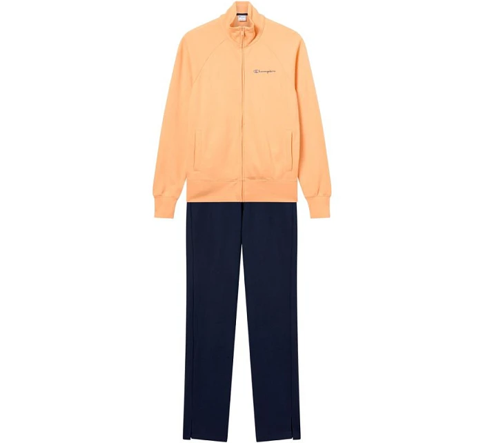 Champion Dámská tepláková souprava na zip oranžová a tmavě modrá 117988 OS069 Champion Dámská tepláková souprava na zip oranžová a tmavě modrá 117988 OS069