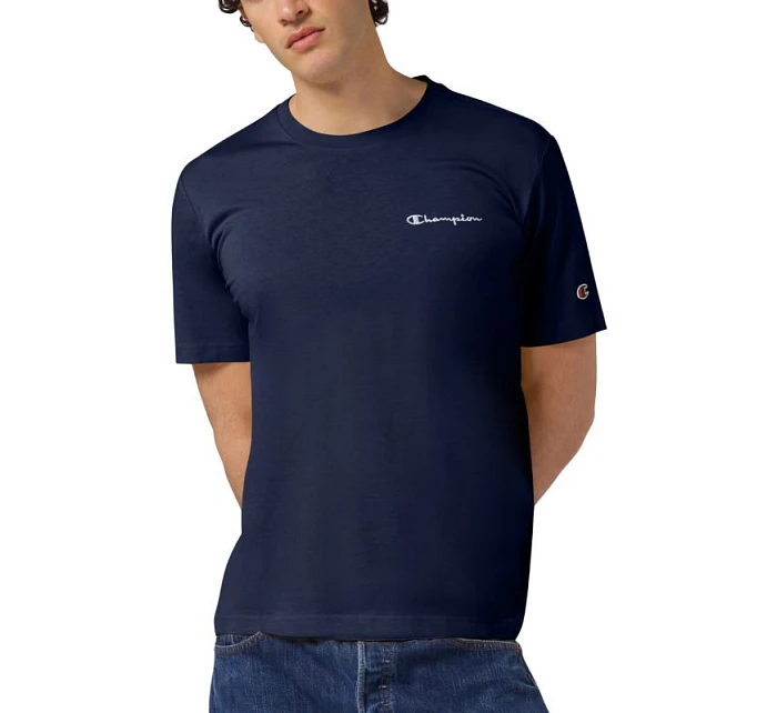 Pánské tričko Champion SS Tee navy blue 221798 BS501 pánské Pánské tričko Champion SS Tee navy blue 221798 BS501 pánské