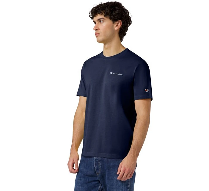 Pánské tričko Champion SS Tee navy blue 221798 BS501 pánské Pánské tričko Champion SS Tee navy blue 221798 BS501 pánské