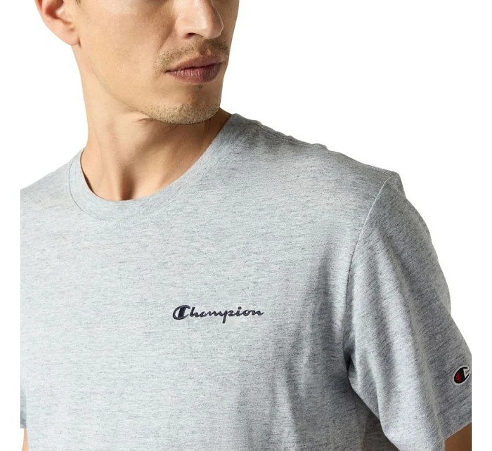 Pánské tričko Champion SS Tee šedé 221798 EM021 pánské Pánské tričko Champion SS Tee šedé 221798 EM021 pánské