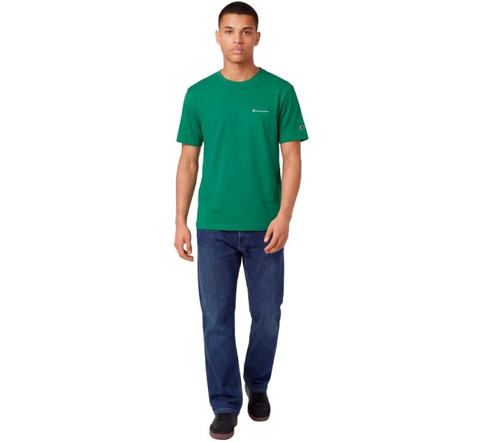 Pánské tričko Champion SS Tee green 221798 GS108 pánské Pánské tričko Champion SS Tee green 221798 GS108 pánské