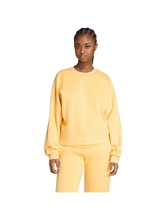 Dámská mikina adidas Essentials Small Logo Feelcozy žlutá KC5278