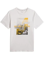 Pánske tričko 4F M2660 biele 4FWSS26TTSHM2660 10S pánske