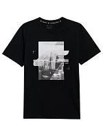 Pánske tričko 4F M2660 deep black 4FWSS26TTSHM2660 20S pánske